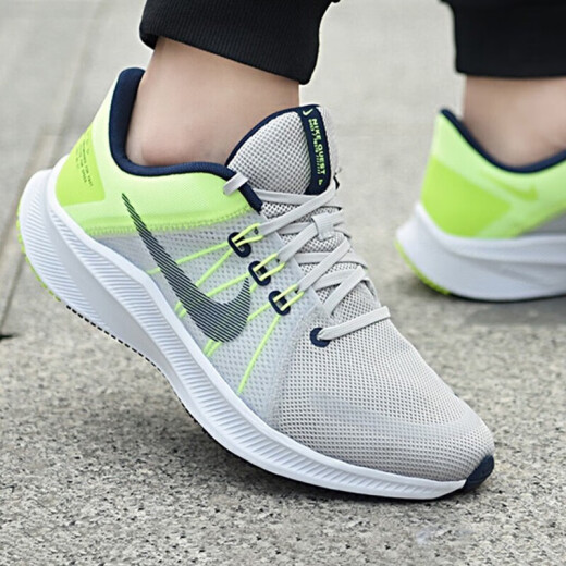 
Nike men's shoes 2025 new summer revolution 7 fitness breathable sports shoes running shoes casual shoes men gray fluorescent yellow DA1105-003 Explorer 4 generation 44.5