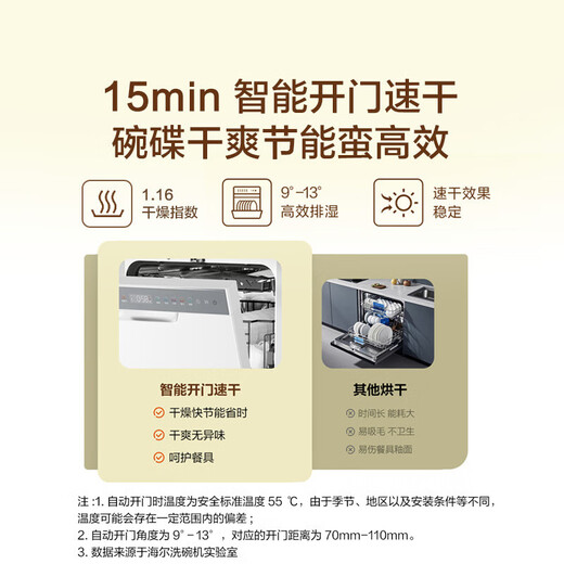 Haier double-sided dishwasher Xiaomanyao