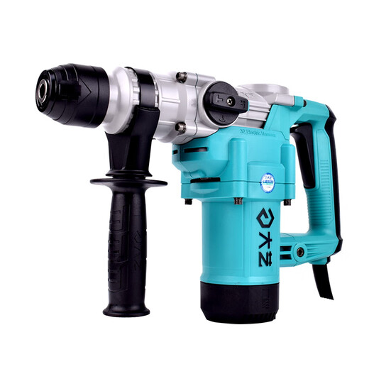 Kezhitu Multifunktion mit zwei Nutzung Elektrohammer Elektrischer Stoßbohrmaschine Industrial Grade High Power Beton Bohrloch Bohrloch Bohrwandmeißel 6630 [1050W Elektrische Hammer] Standardkonfiguration
