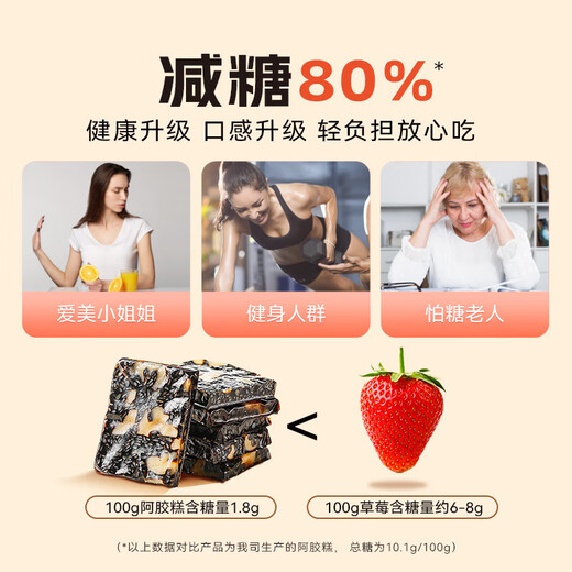 Fujiao Instant Donkey-Eating Donkey-Egg Cake 200g Fujiao Brand Donkey-Egg Gifts to Mom Elderly Gifts to Replenish Qi and Blood Nutritional Supplement Flagship Store