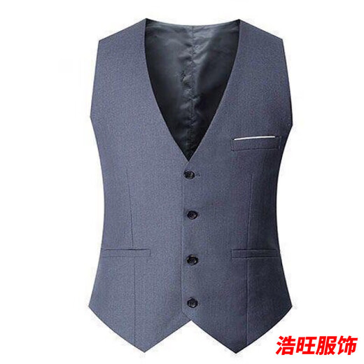 Ayub oral vest men's spring and autumn Korean style trendy suit men's large size suit vest vest casual professional vest groomsmen navy blue / style 4XL 155-170Jin Jin equals 0.5 kg