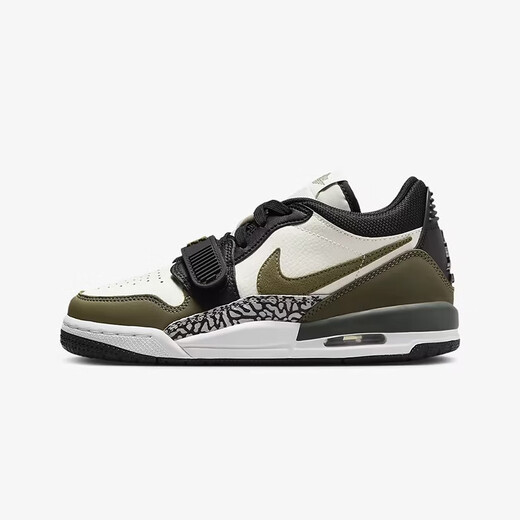 
NIKE Nike summer boys and girls basketball shoes AIR JORDAN LEGACY 312 LOW (GS) fashion sneakers CD9054-120/wolf gray/medium olive green 35.5