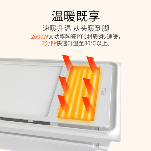 欧普照明（OPPLE）F-E6300 F-C6210 F-E6210 6102遥控浴霸风暖吊顶集成浴霸 欧普F-E6210