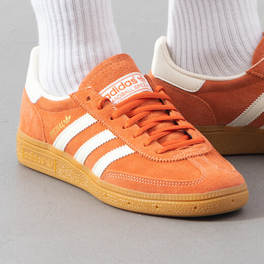 Adidas (adidas) Chaussures masculines de trèfle et chaussures pour femmes 25 Nouvelles chaussures t-toe Low Top Fashion Spezial Sports Boîte chaussures décontractées IG6191 35.5