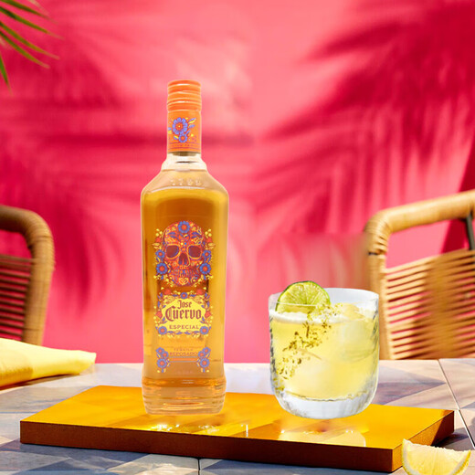 豪帅快活（Jose Cuervo） 洋酒 骷髅版 金龙舌兰酒 750ml 金快活
