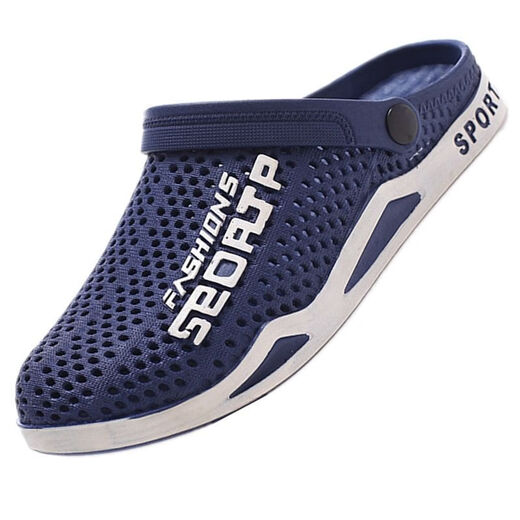 
Prince Yierkang Wenzhou men's shoes, toe-toe drag summer Korean version of sandals sports slippers for men wearing dual-purpose beach shoes, non-slip and wear-resistant 3881 blue 20 shoes for men's high appearance-40