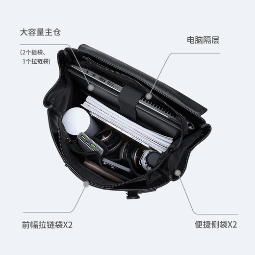Golf (GOLF) Backpack for Men's Travel Backpack for Students' School Bag 15.6/16-inch Computer Bag Flip Casual Commuter Backpack