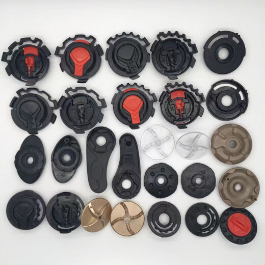 Vis de fixation de l'objectif électrique Motorcycle de moto pour la paire de bases du casque de sécurité du couvercle du bouton