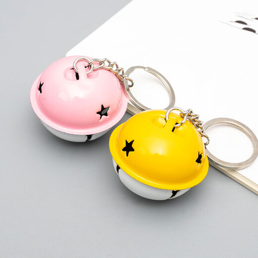 Sui Can Key Chain Diy Jewelry Accessories Metal Key Chain Hanging Single Ring Hanging Chain Hanging Key Chain Doll Pendant Accessories Flat buckle [10 single rings] 2.5cm hanging buckle
