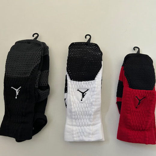耐克（NIKE）运动袜AJ袜男女袜Jordan透气速干袜子缓震篮球训练袜FZ33 FZ3393-687/一双装 专柜正品 S【34-38码】
