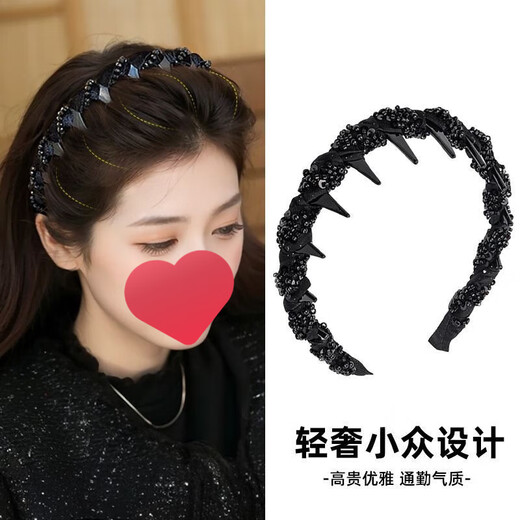 默研（MOYAN）巴黎王妃 戴安气质轻奢精致感百搭发箍GS6197 月瑶发箍A25-210