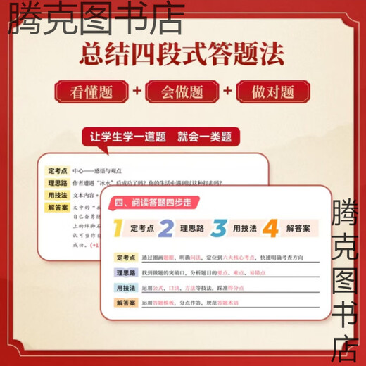 [Gleich wie Douyin] Junior High School Reading 36 Fertigkeiten Chinesische Cha. Chen Xin 678 Klasse Lesung für Verfeinerungstechniken Geschenk Video Junior High School 36 Pläne Full Set 6 Bücher [Geschenkvideo] Neue Version von September kostenloser Video