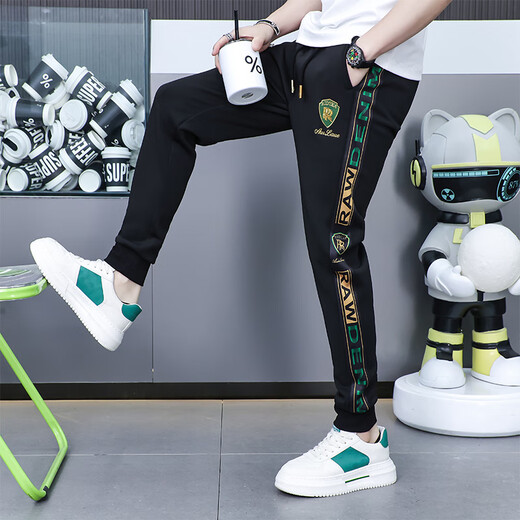 Pantalon occasionnel de la version Qio cool pour le printemps, automne et hiver de l'hiver.