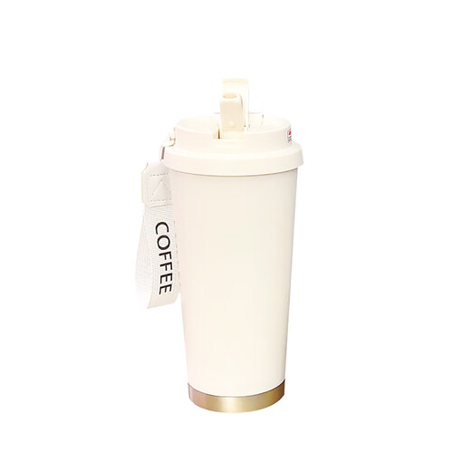 Howangde Aania peripheral water cup thermos cup spy house cup with straw large capacity double drinking cup BXAB15276 house play house stainless steel inner liner-520ML with lanyard