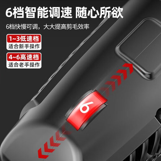 质造（ZHIZAO）电动羊毛剪电推子专用剪刀剃毛机宠物理毛发大功率剪羊毛神器 锂电便携款2电1充11980Wa/6档调