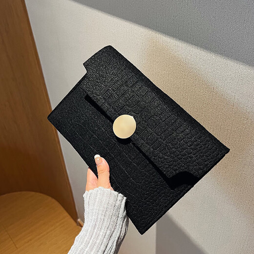 2025 Casual Women's Clutch Casual Fashion Clutch New Fashion Simple Envelope Bag Hand-in Bag Khaki
