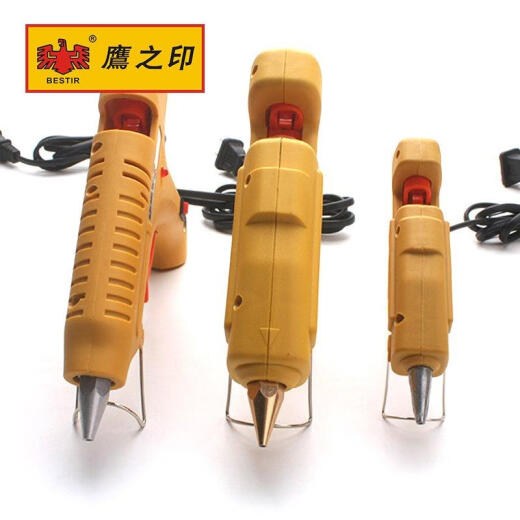 Jiang Ziang Zhiai La pistola de pegamento de pegamento eléctrico hotmet de Jiang, cáscara de silicona de la tira de silicona, la varilla del pegamento del pegamento para la varilla del calor del calor del calor 7-11 mm de altura, la pistola de pegamento de pegamento de fusión caliente 80W 14223