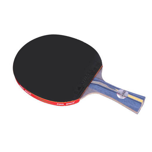 Red Double Happiness DHS Crazy Fourbone Carbon Horizontal Beat Table Tennis Racket Double face Attaque rapide Attaque R4002C