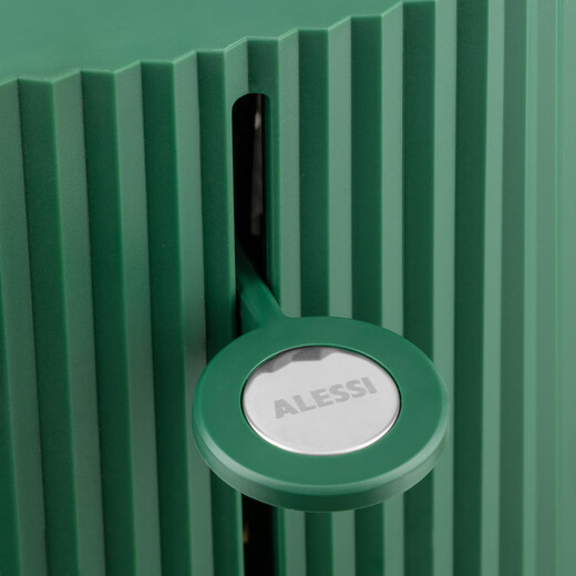 ALESSI Toaster Home Breakfast Machine Sandwich Toaster Bagel Toaster Plisse Pleated Series Green