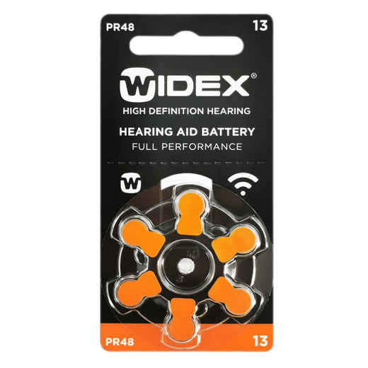 美立声唯听widex助听器电池用原装纽扣电子配件A13 A10 A312 A675 唯听#A13(1版6粒)