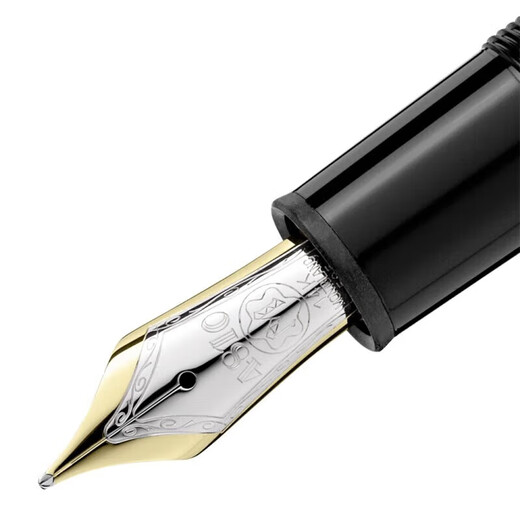 万宝龙（MONTBLANC）钢笔大班经典系列146墨水笔商务钢笔 送男朋友七夕生日礼物 146镀金色13661 M尖