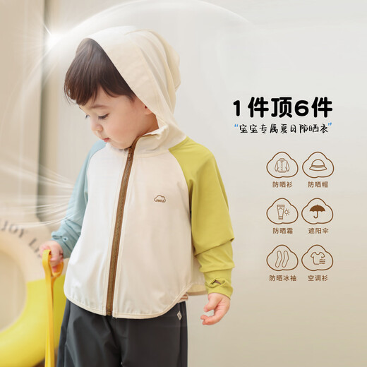 LUSON Little O Dad Baby Boy Anti-UV Sun Protection Clothing Light Summer 2025 New Baby Thin Jacket