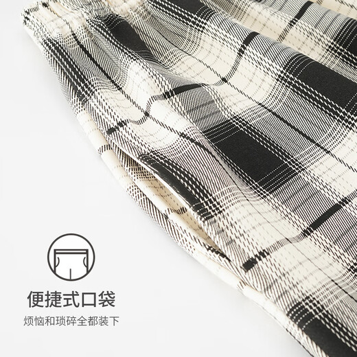 帕兰朵睡衣女2025新款夏季棉质短袖短裤大码200斤胖MM可外穿薄家居服套 PK3519 XL