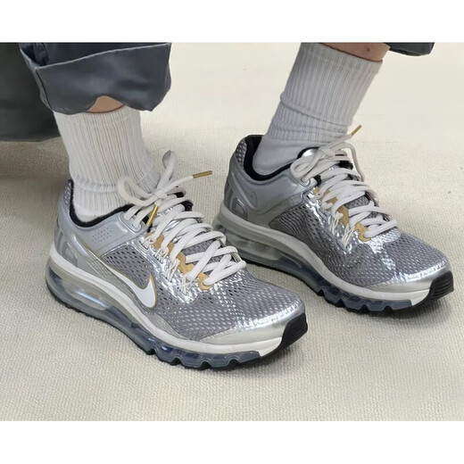 Nike (Nike) Airmax Silber gepolstert Mode lässige Laufschuhe HJ-official Flaggschiff echtes HF4884-100 / 41