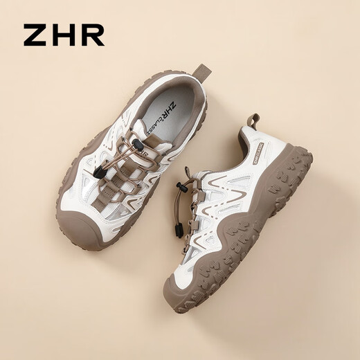 Chaussures de randonnée zhr pour femmes chaussures de suivi de ruisseau léger de sports de ruisseau léger pour femmes pour femmes épisser les chaussures pour femmes g683 riz brun 37