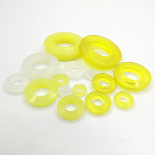 Rubber polyurethane elastic ring coupling beef tendon buffer washer column pin shock absorbing washer backrest pin shockproof rubber ring 18*35*9 beef tendon 100 pieces