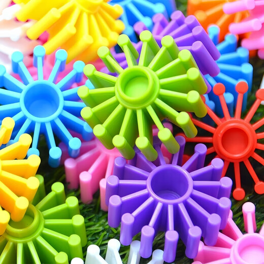 Ausrüstung Bausteine für Kinder mit 3-9 Jahre alten Jungen und Mädchen früh Bildung Bildungsspielzeug Eltern-Kind Interaktives Spielzeug 126 Tabletten Aufbewahrungsbox + Zeichnungen Ausrüstung Bausteine [ca. 3 cm]