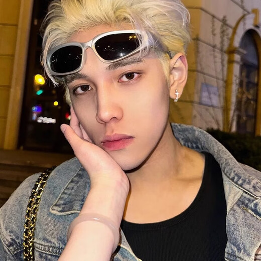 BJYLS999 sterling silver earrings men's four-pointed star earrings versatile commuter earrings boys' earrings pierced ears full silver earrings 999 silver four-pointed star earrings single (12mm)