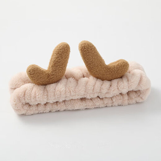 Wenzhi's face-washing headband, men's facial mask, headband, men's headscarf, boys' hood, headband, women's hairpin, men's khaki antlers, 1 piece