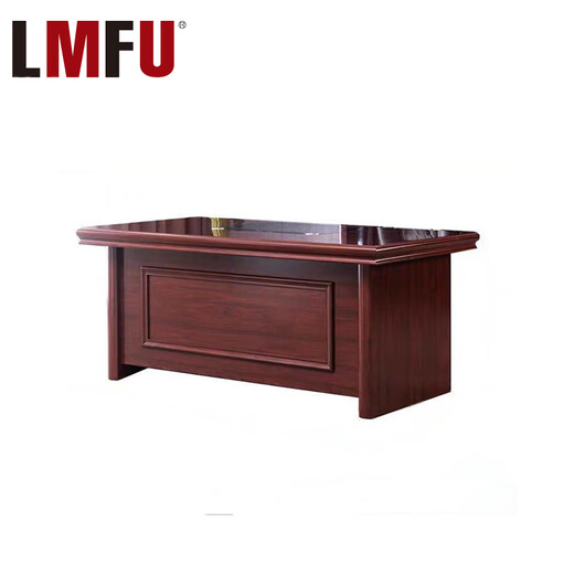 LMFU Liming Furniture Boss Desk Simple Chinese Style President Manager Supervisor Desk and Chair 1.6 Meter Executive Desk with Side Cabinet 1600*900*760