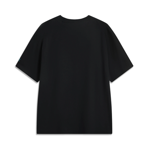 
Li Ning 2025 summer new sports trend series men's fashionable ice-sensing comfortable moisture-absorbing and sweating short-sleeved cultural shirt V683-3 black 3XL