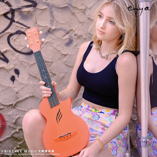 enya big tree music house/EnyaNovau ukulele 23-inch electric box small guitar beginners new festival 23-inch pink original soundtrack 23-inch