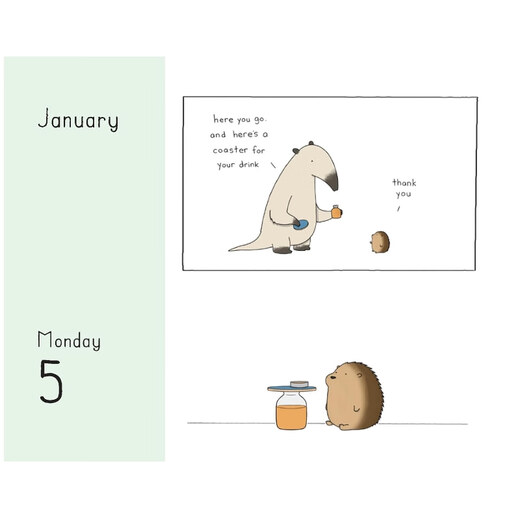 现货  治愈解压漫画绘本 莉兹克里莫 The Little World of Liz Climo 2026 Daily Calendar 你今天真好看 2026年日历 可撕台历
