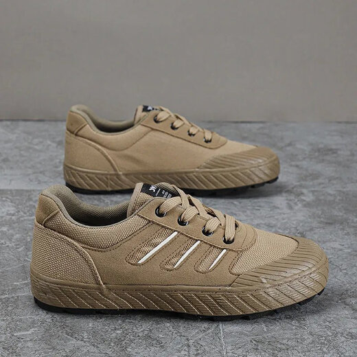 
Changxiang Huili 3522 low-top casual labor protection shoes men's soft sole non-slip wear-resistant canvas shoes outdoor hiking site lightweight working shoes store flagship gray 42
