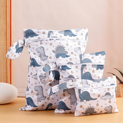 3-pack baby waterproof baby hanging bag diaper bag diaper bag outside storage bag clothes diaper portable bag EF638 3-pack 36*26/25*18/14*1