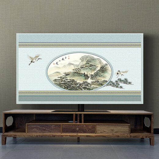 TV-Cover 100-Zoll-LCD-TV-Hanging 5560707580-Zoll chinesischer staubsicherer Abdeckungsmagnolien 60 Zoll (13780 cm)