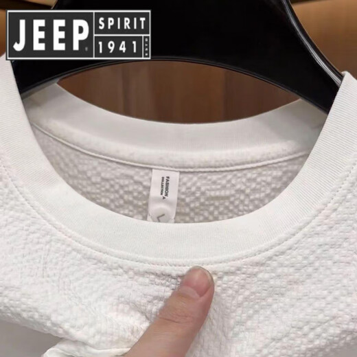 
JEEP SPIRIT Jeep 2025 new ice silk embroidered short-sleeved men's shirt [summer short-sleeved] 6628 white M 80-105Jin [Jin equals 0.5 kg]