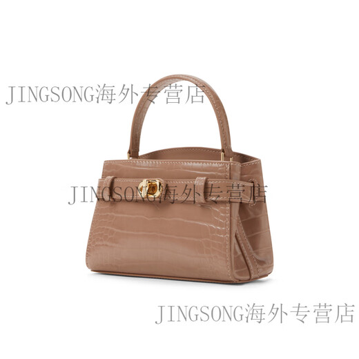 Calvin Klein小ck 夏新晚宴派对年会 鳄鱼纹凯莉包 PU 斜挎手提包 小号 女款 Ivory象牙色 基础装(包)
