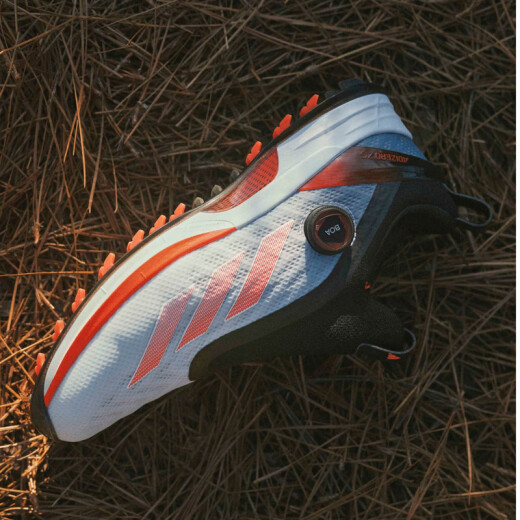 阿迪达斯（adidas）高尔夫球鞋男士Adizero ZG系列运动舒适防滑防泼水 BOA款2025新款 IH9896 白/亮红/黑色 42