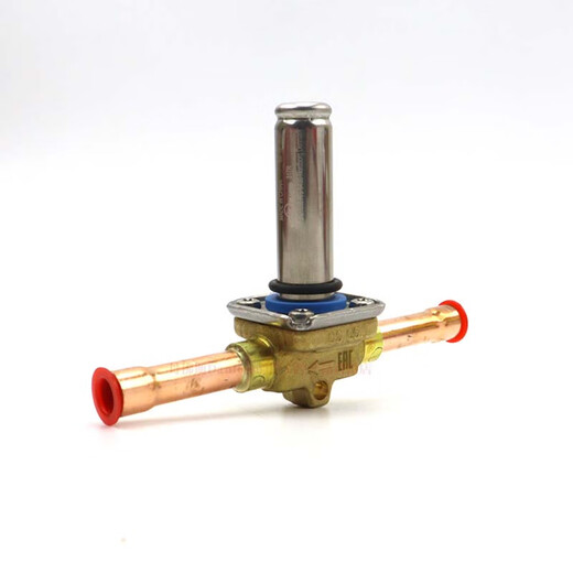 丹佛斯EVR3空调制冷英制紫铜管焊口接电磁阀体 EVR10/032L12171/2紫铜焊口