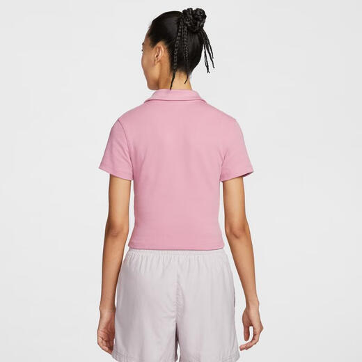耐克 （NIKE）2025年女子AS W NSW ESSNTL SS POLO CRP TOPOLO衫 DV7885-699 L