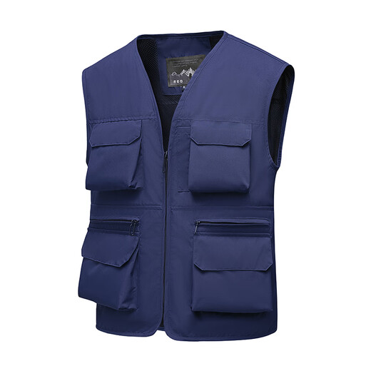 Walking Dragon Sommerweste Multipocket Tactical Weste Herren Fischereimaschinen Workout Pferdesclip Workwear Jacke 9911 Militärgrün S