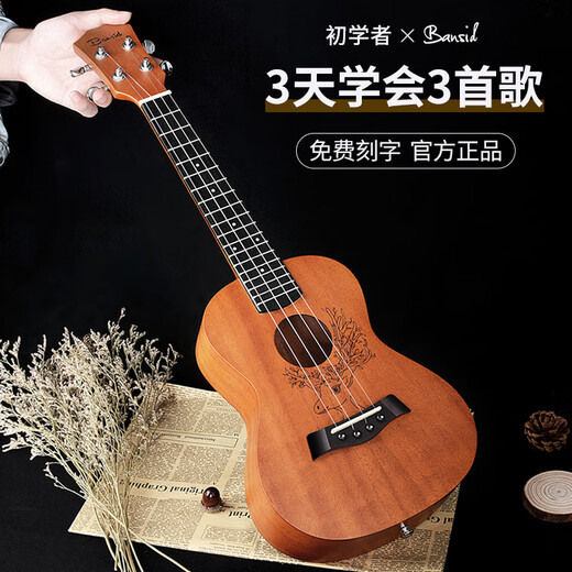 Classton Ukulele Beginners Students Female Boys 23-inch 26-inch Vane Uklili Children's Small Guitar 23-inch Classic Art + Accessories