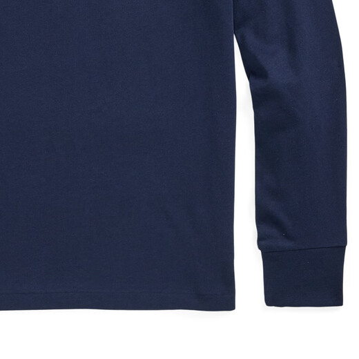 
Polo Ralph Lauren Boys Classic cotton jersey Henry shirt RL43151 410-Dark Blue L