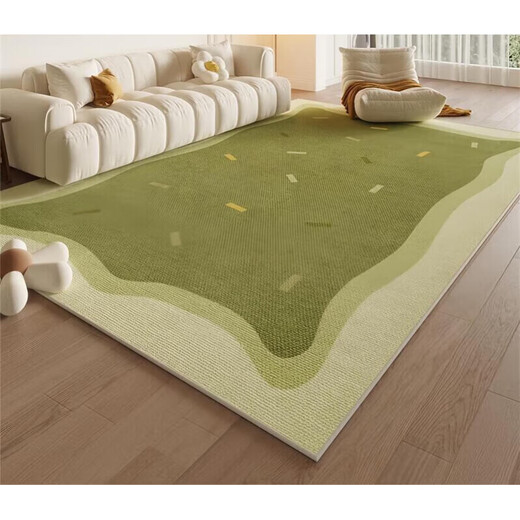 Yonghuan Green grand salon carpet canapé-ci canapé-basse de table basse de planche de sol Mat à la maison Wen-3878 Green Series 1 pièce 240 * 350cm