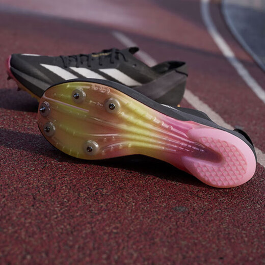 Adidas running shoes men's shoes summer new track and field long-distance running nail shoes lightweight cushioned breathable sports shoes low top casual shoes IG9905 42.5